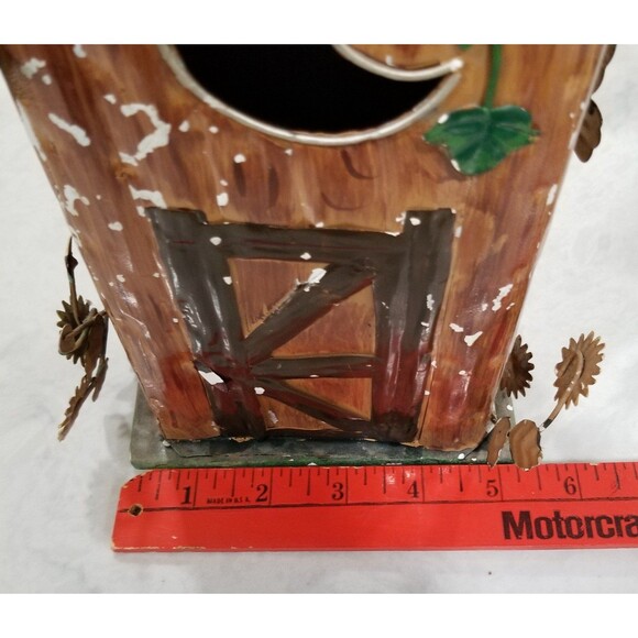 Outhouse design tin birdhouse - Picture 9 of 9